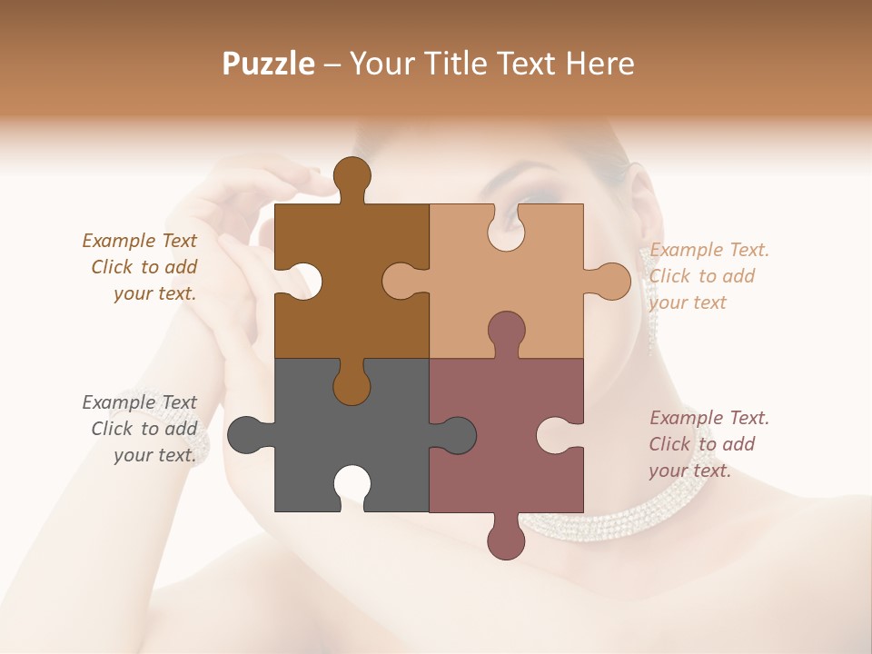 Make Up Shoulders Only PowerPoint Template