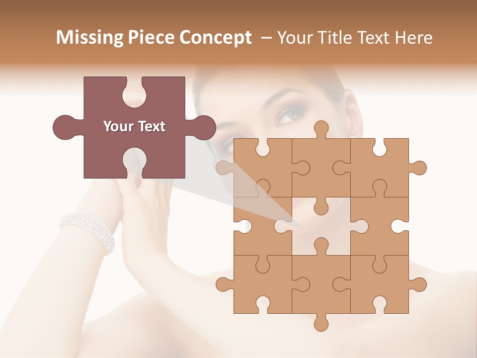 Make Up Shoulders Only PowerPoint Template