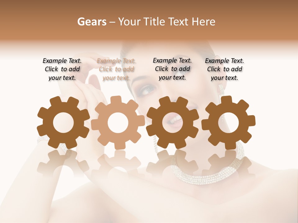 Make Up Shoulders Only PowerPoint Template