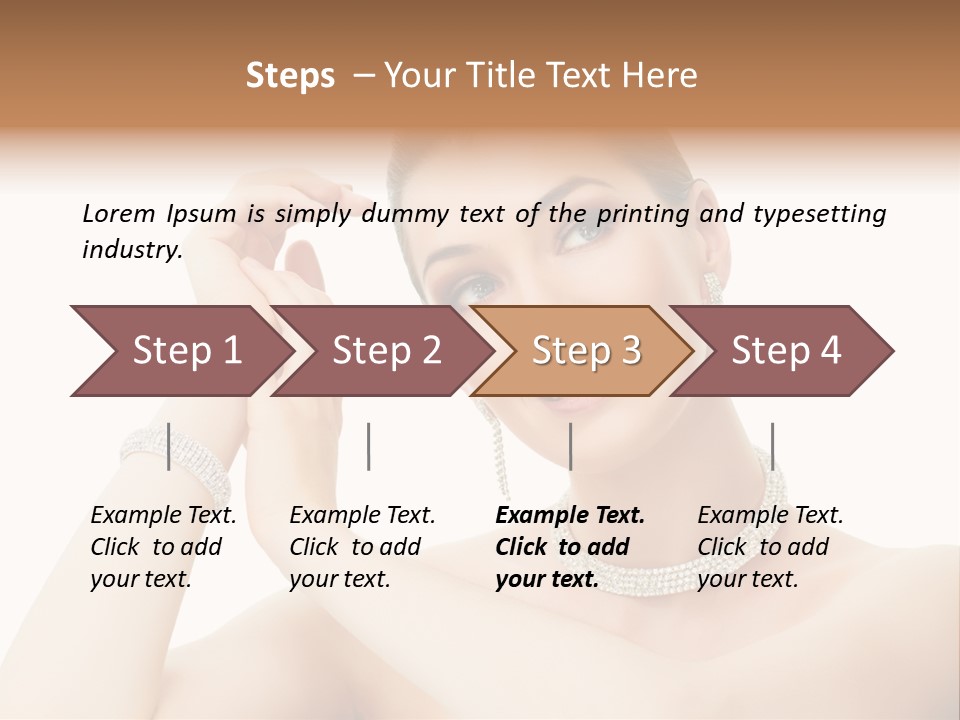 Make Up Shoulders Only PowerPoint Template