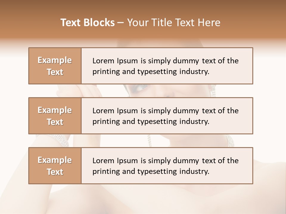 Make Up Shoulders Only PowerPoint Template
