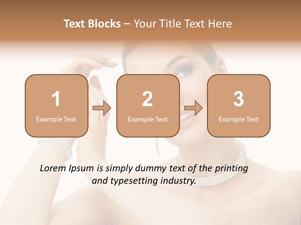 Make Up Shoulders Only PowerPoint Template