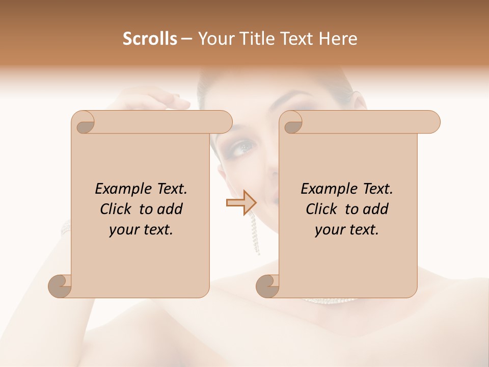 Make Up Shoulders Only PowerPoint Template