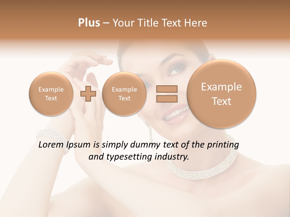 Make Up Shoulders Only PowerPoint Template