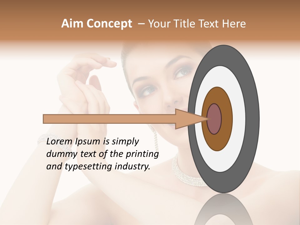 Make Up Shoulders Only PowerPoint Template