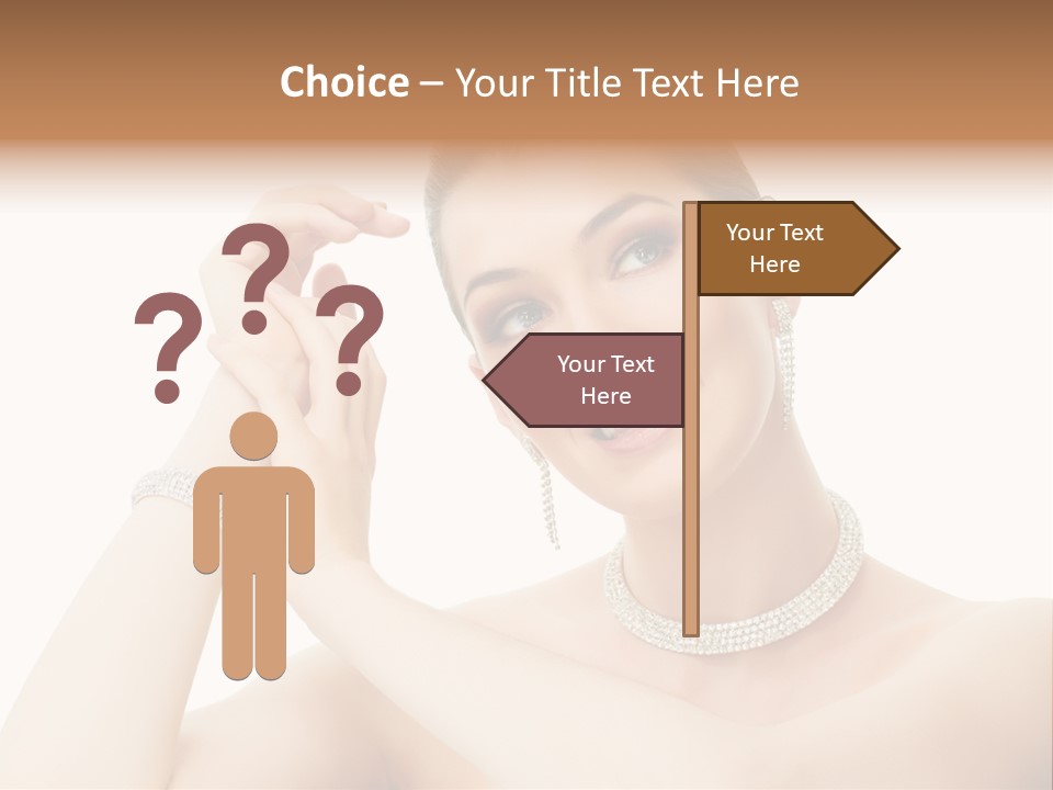 Make Up Shoulders Only PowerPoint Template