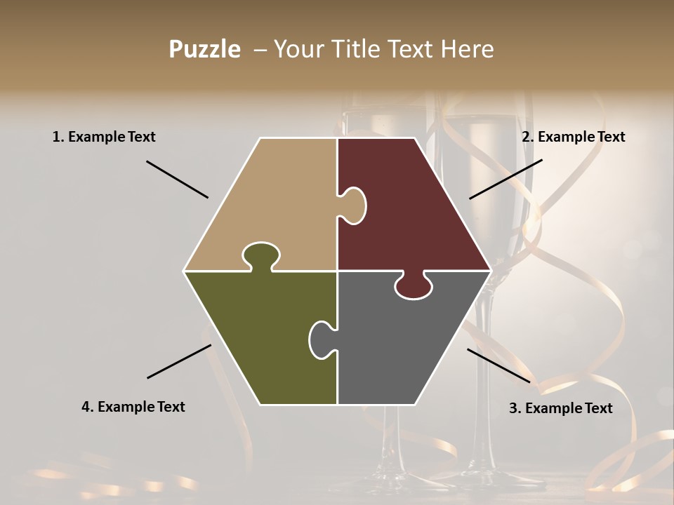 Bottle Wineglass Celebrate PowerPoint Template