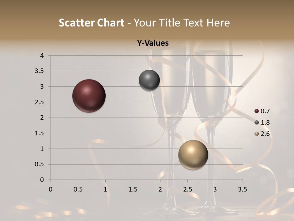 Bottle Wineglass Celebrate PowerPoint Template
