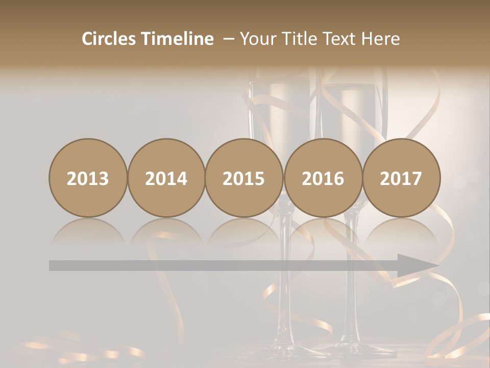 Bottle Wineglass Celebrate PowerPoint Template