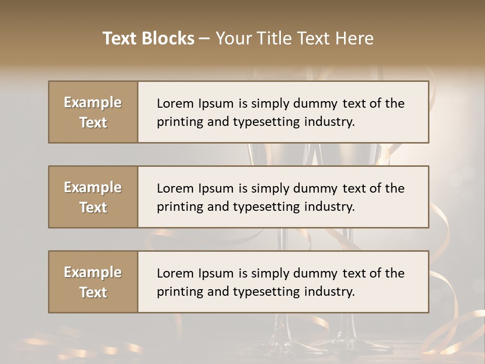 Bottle Wineglass Celebrate PowerPoint Template
