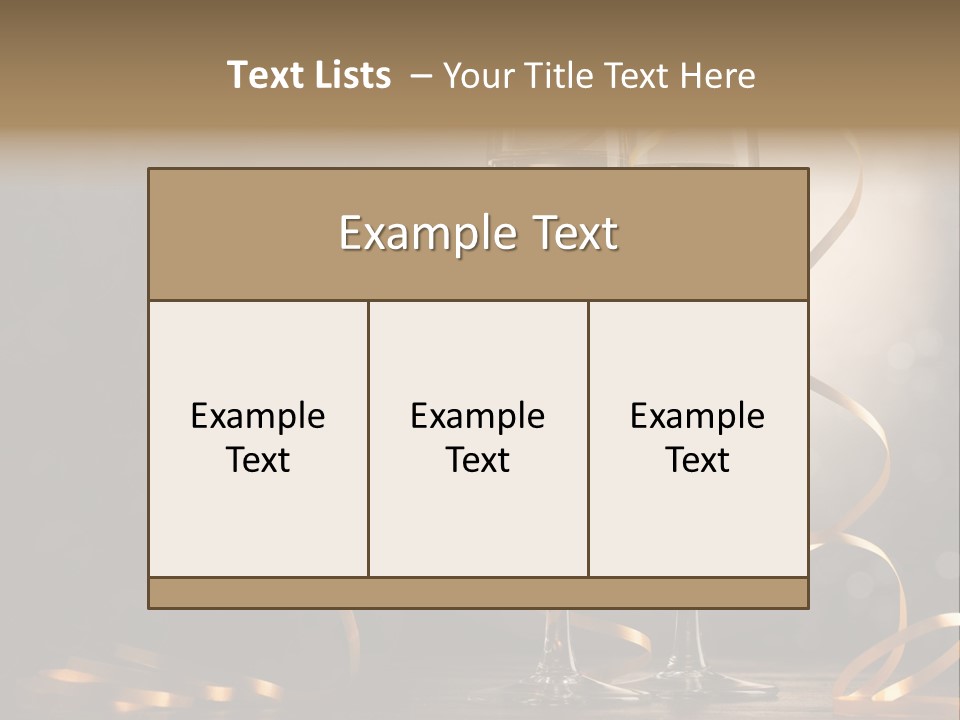 Bottle Wineglass Celebrate PowerPoint Template