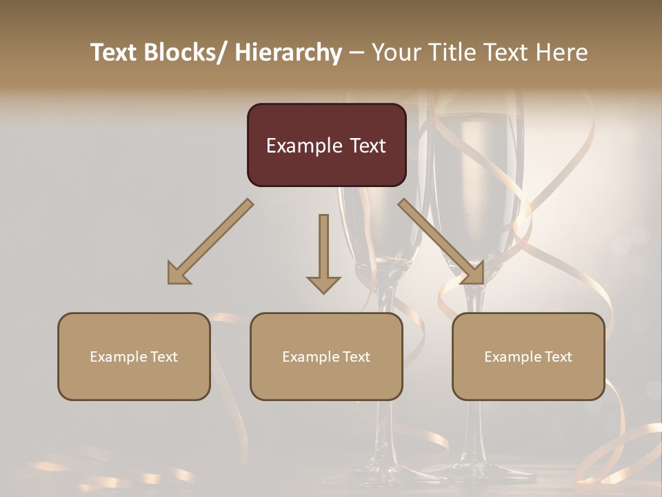 Bottle Wineglass Celebrate PowerPoint Template