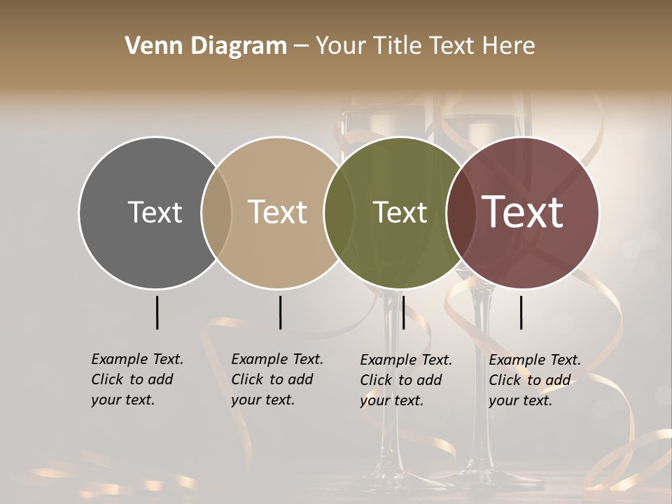 Bottle Wineglass Celebrate PowerPoint Template