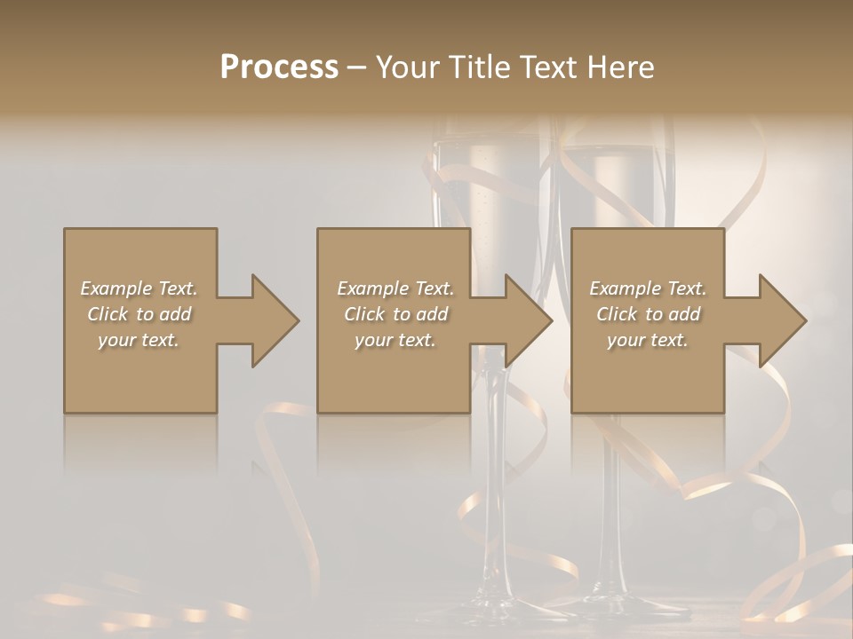 Bottle Wineglass Celebrate PowerPoint Template