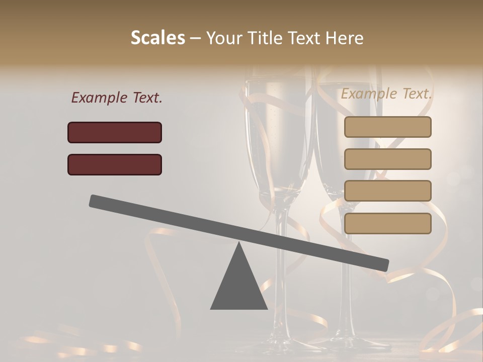 Bottle Wineglass Celebrate PowerPoint Template