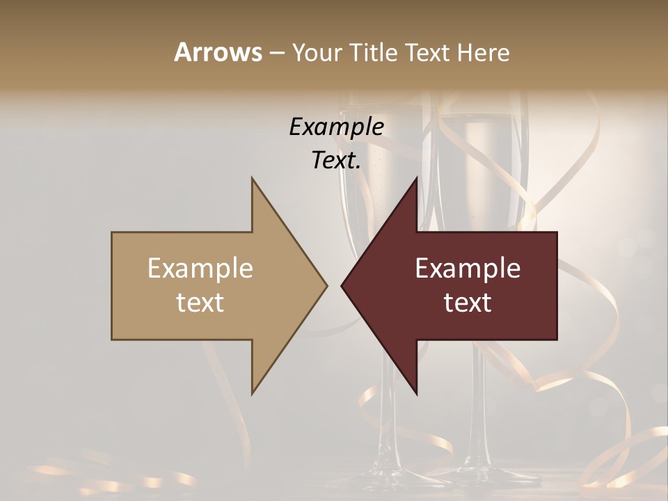 Bottle Wineglass Celebrate PowerPoint Template