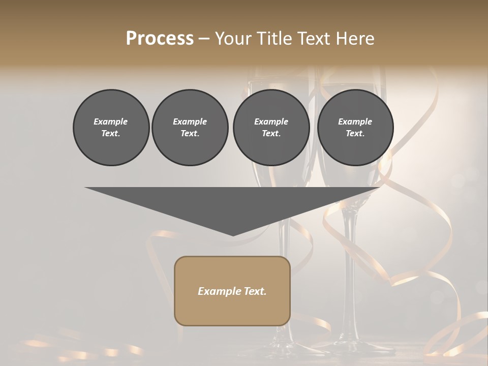 Bottle Wineglass Celebrate PowerPoint Template