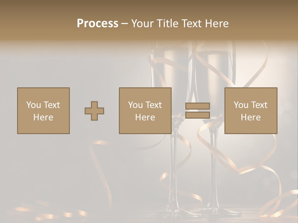 Bottle Wineglass Celebrate PowerPoint Template