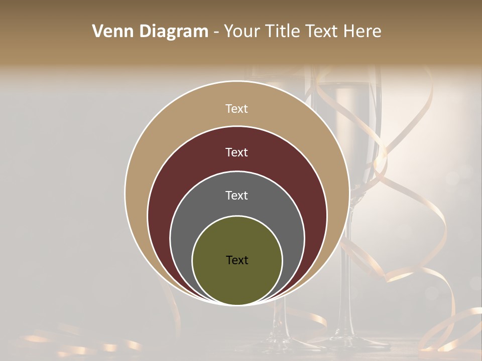 Bottle Wineglass Celebrate PowerPoint Template