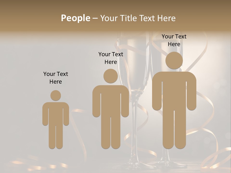 Bottle Wineglass Celebrate PowerPoint Template