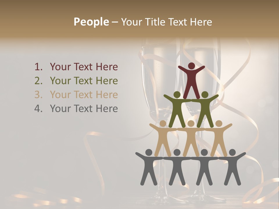 Bottle Wineglass Celebrate PowerPoint Template