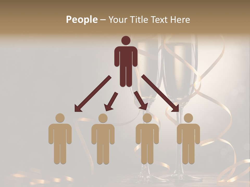 Bottle Wineglass Celebrate PowerPoint Template