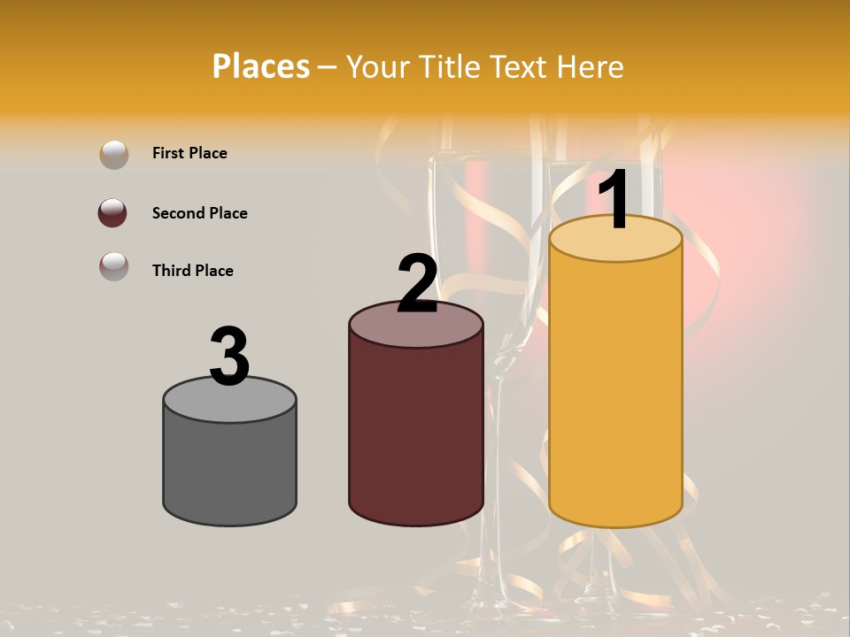 Ball Red Wine PowerPoint Template