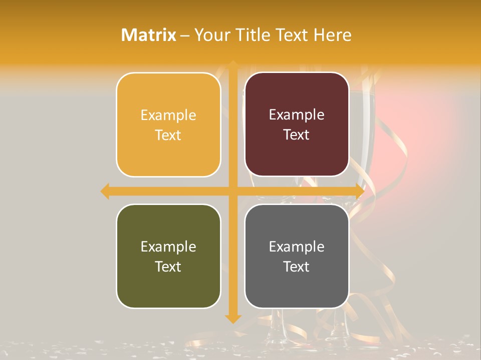 Ball Red Wine PowerPoint Template