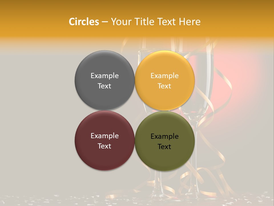 Ball Red Wine PowerPoint Template