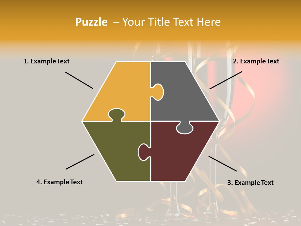 Ball Red Wine PowerPoint Template