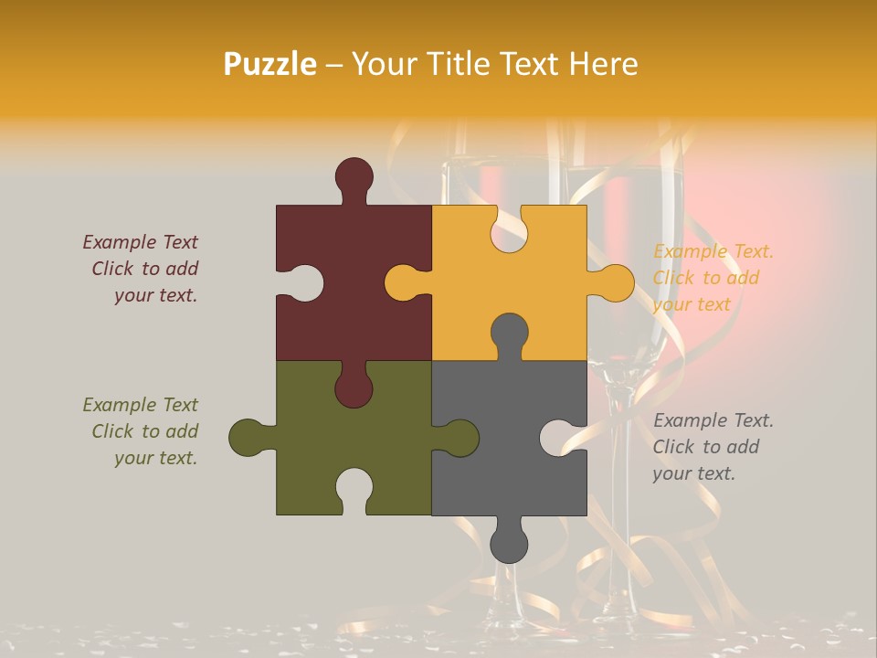 Ball Red Wine PowerPoint Template