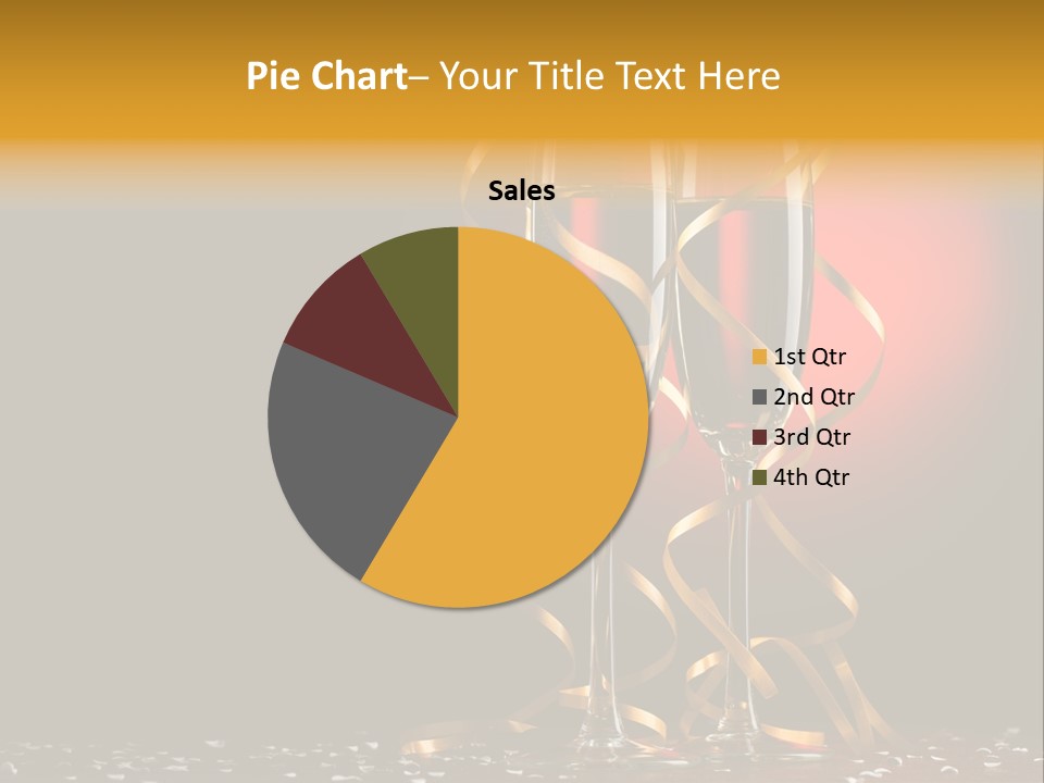 Ball Red Wine PowerPoint Template