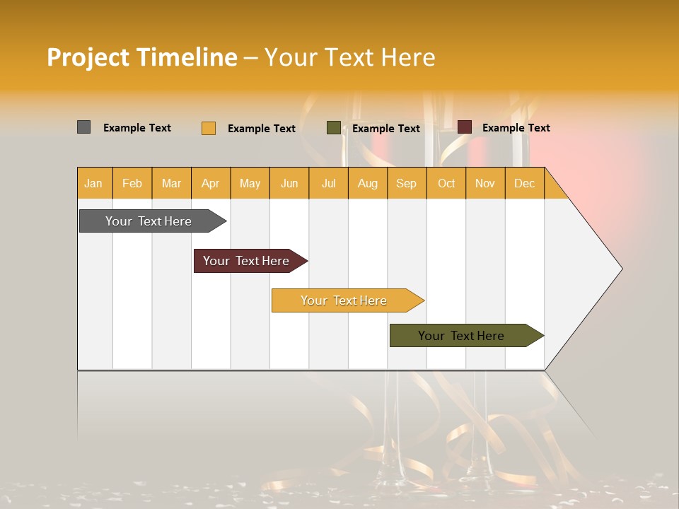 Ball Red Wine PowerPoint Template