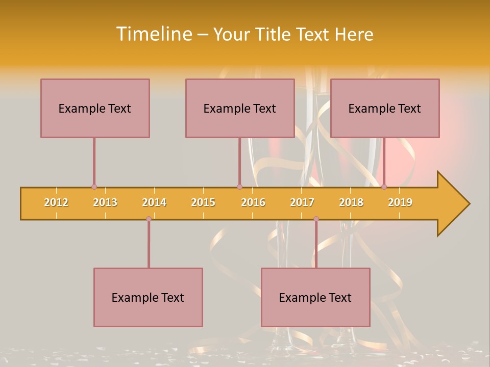 Ball Red Wine PowerPoint Template