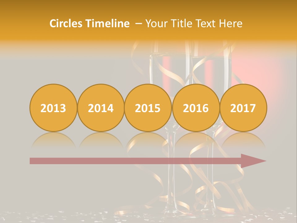 Ball Red Wine PowerPoint Template