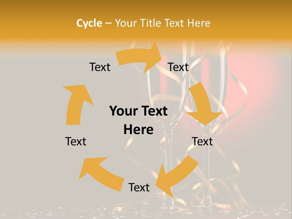 Ball Red Wine PowerPoint Template