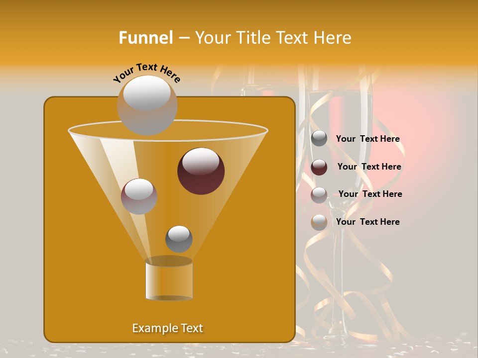 Ball Red Wine PowerPoint Template