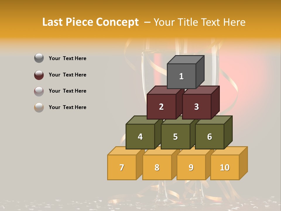 Ball Red Wine PowerPoint Template