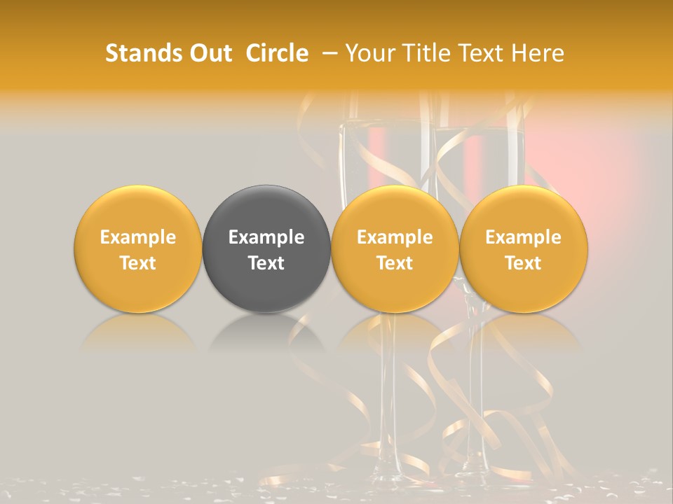 Ball Red Wine PowerPoint Template