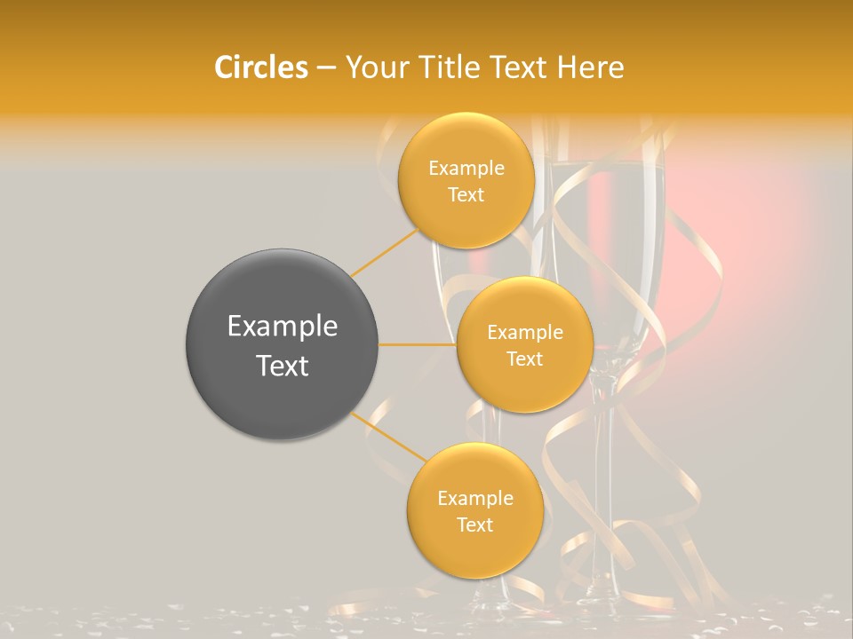 Ball Red Wine PowerPoint Template