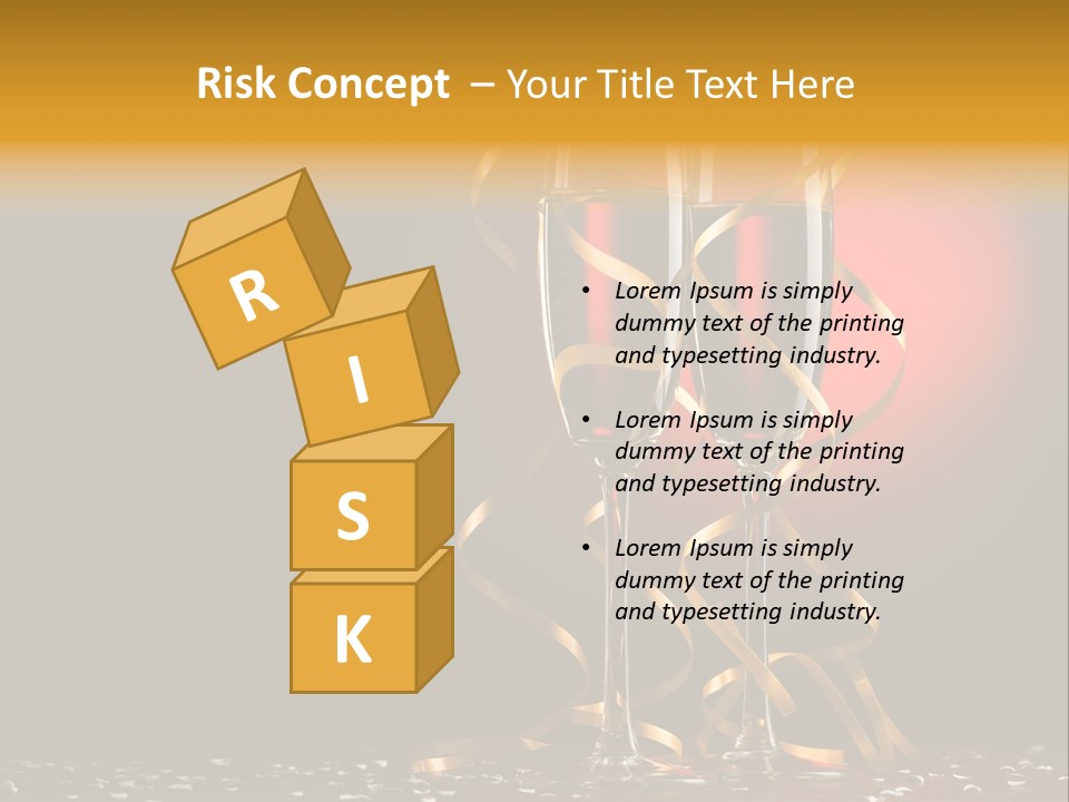 Ball Red Wine PowerPoint Template