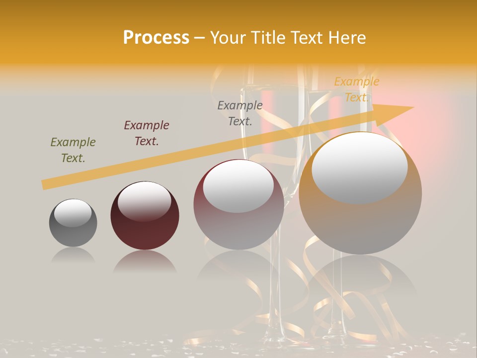 Ball Red Wine PowerPoint Template