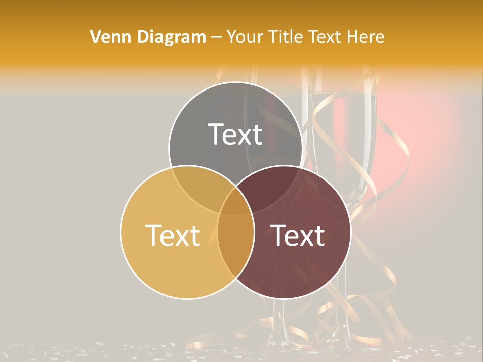 Ball Red Wine PowerPoint Template