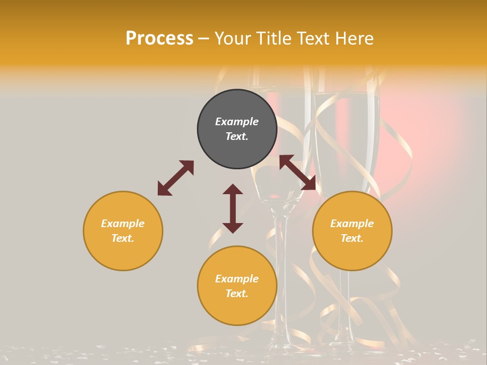 Ball Red Wine PowerPoint Template