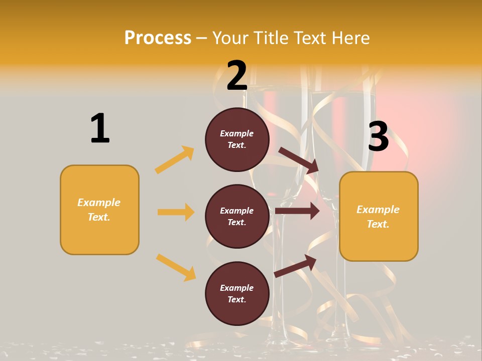 Ball Red Wine PowerPoint Template