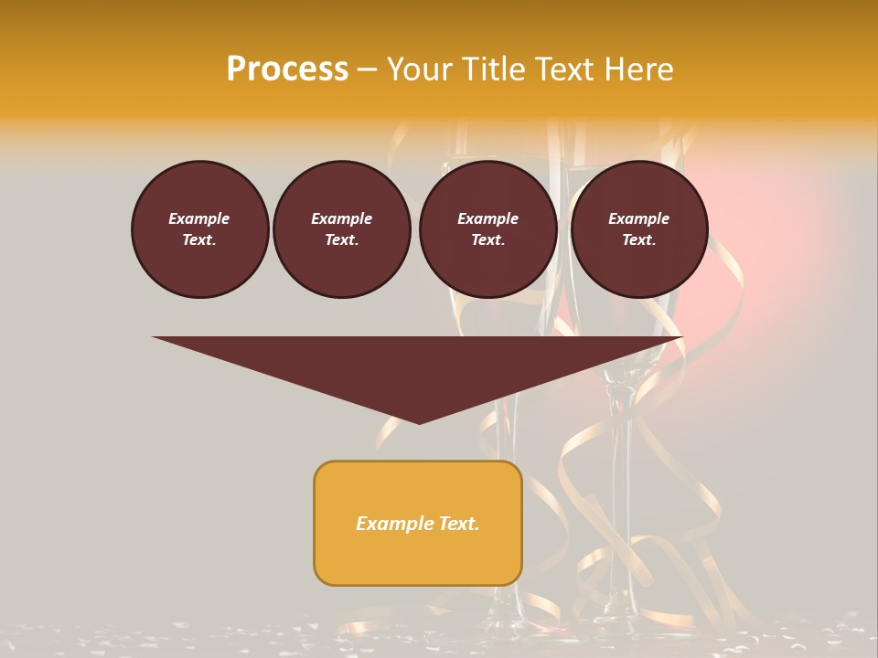 Ball Red Wine PowerPoint Template