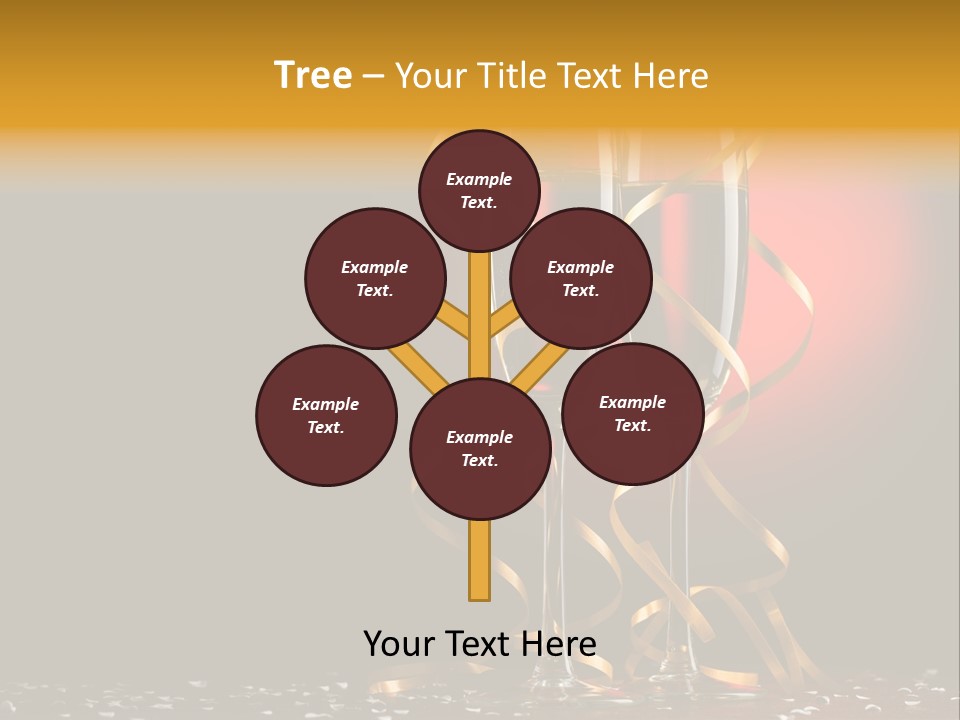 Ball Red Wine PowerPoint Template