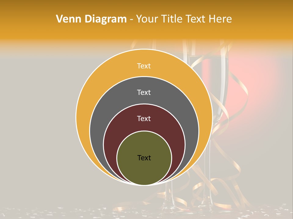 Ball Red Wine PowerPoint Template