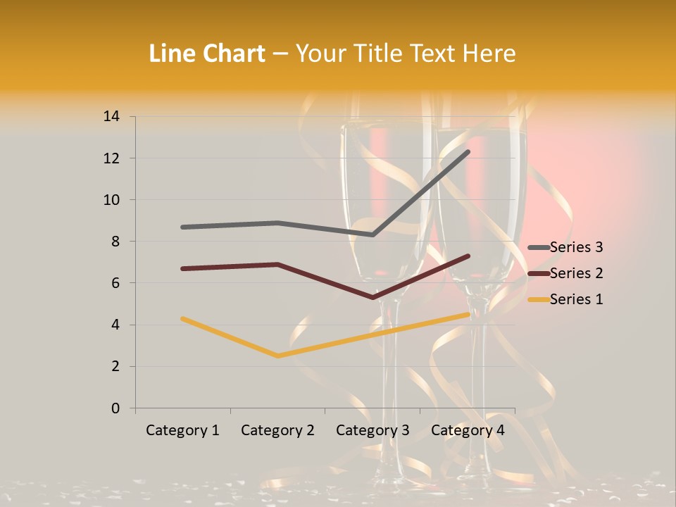 Ball Red Wine PowerPoint Template