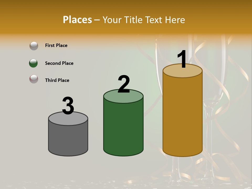 Confetti White Winter PowerPoint Template